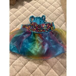 Build a Bear Sequin tutu dress stuffed animal dress play kids